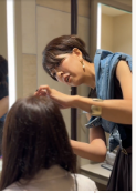 プチメイクレッスンの様子